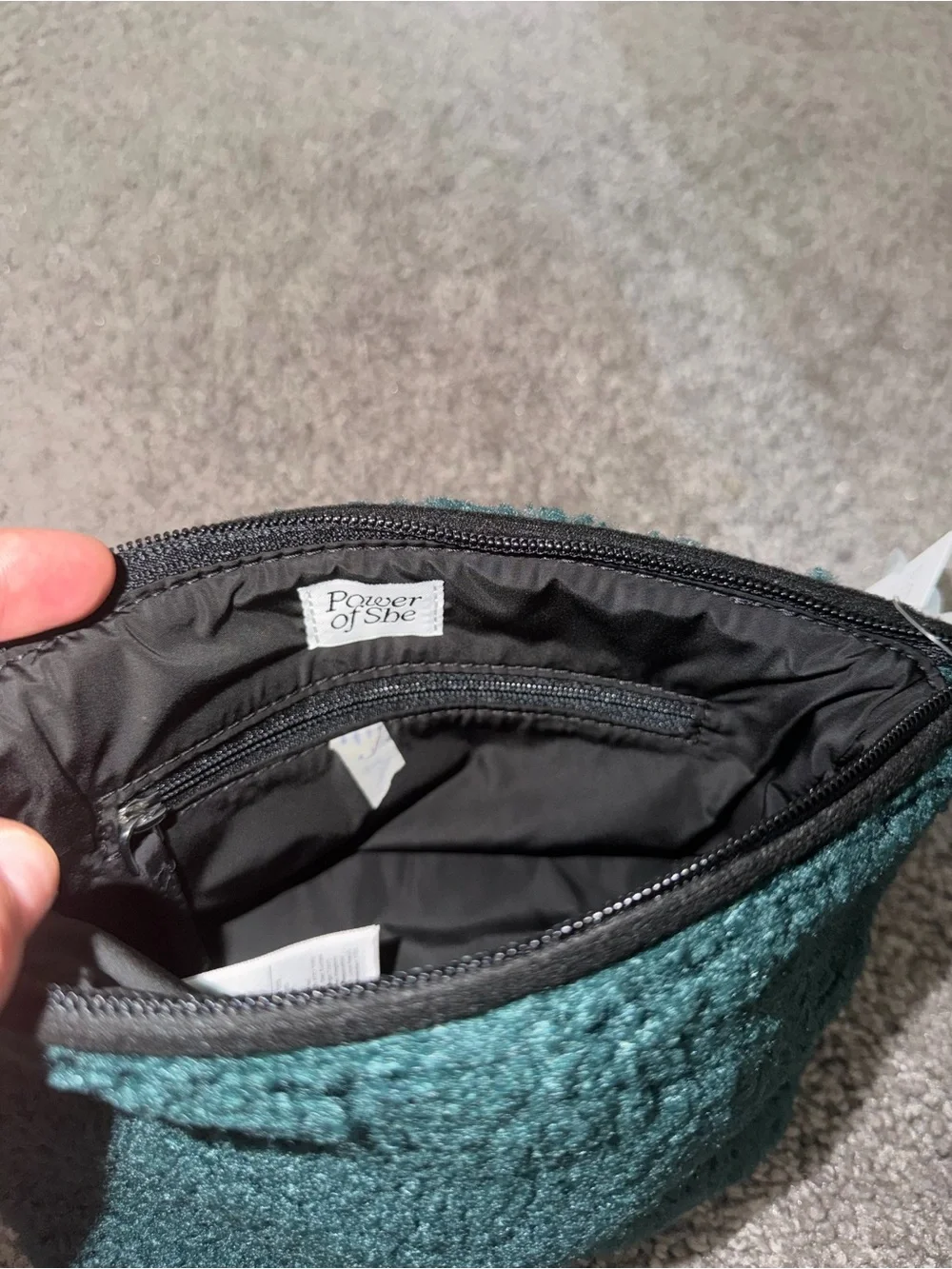 Athleta All About Sherpa Small Cosmetic Pouch